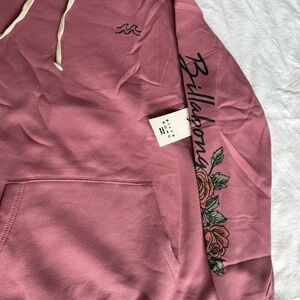 NWT Billabong Mauve Hoodie Size XS
